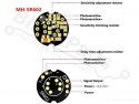 Bewegingssensor/bewegingsmelder Infrarood PIR - SR602 